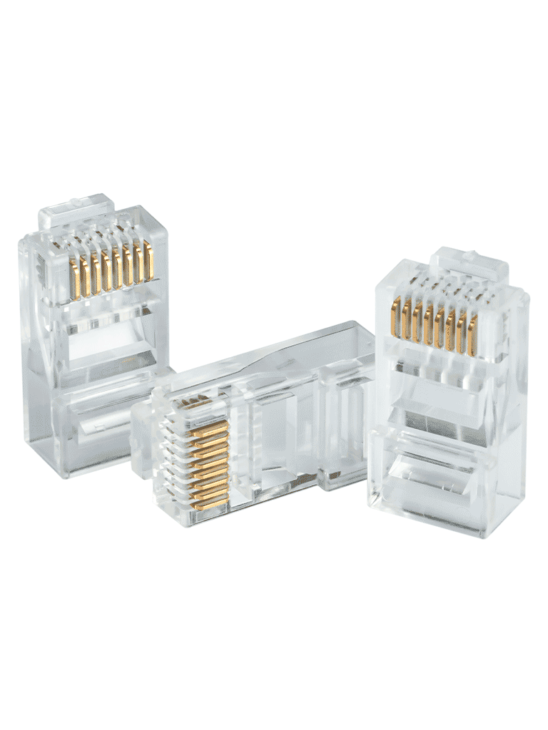 DAHUA DH-PFM976-531 - Caja con 100 Plugs RJ45 Cat5e/ Chapado de Oro de 15 U