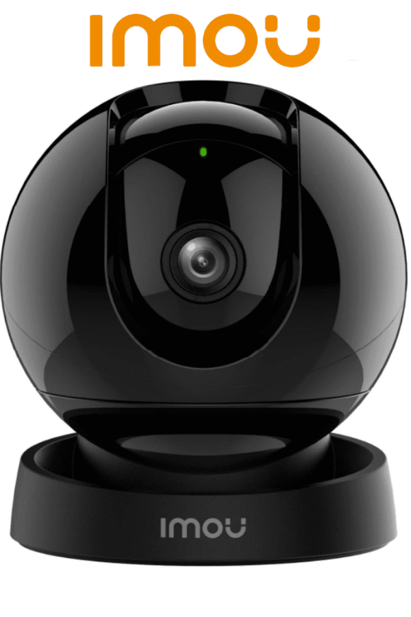IMOU REX 2D 3MP (IPC-GK2DN-3C0W) - Cámara Domo IP PT WiFi de 3MP con Smart Tracking, IR de 10m, audio bidireccional, micrófono y altavoz integrados, alarma de sonido anormal, ranura MicroSD, detección de humanos y modo privacidad.