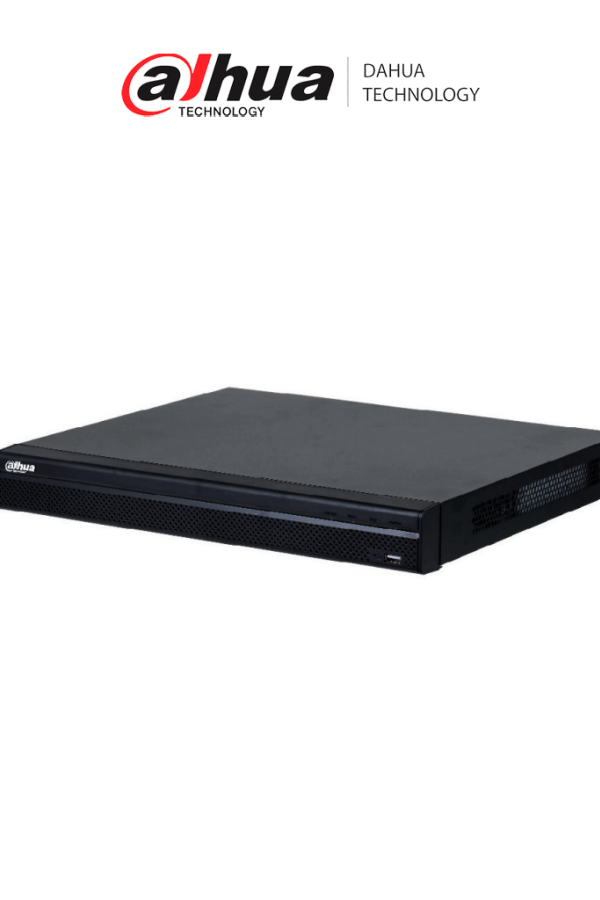 DAHUA DHI-NVR4216-16P-4KS3 NVR de 8 MP/ 4k / 16 Canales IP/ 16 Puertos PoE/ Rendimiento de 160 Mbps/ Smart H.265+/ 2 Bahias de Discos Duros/ Salidas de Video HDMI&VGA/ 4&2 E&S de Alarmas/ Soporta cámaras WizSense/ H.265+/ 4 canales SMD Plus/
