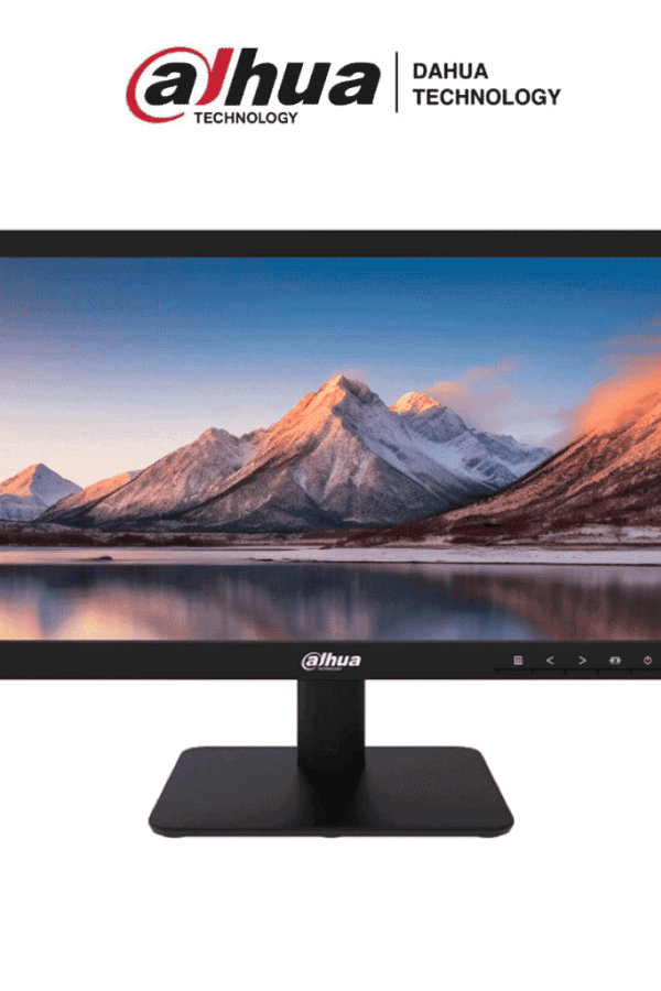 DAHUA DHI-LM19-L200N - Monitor Led de 19 Pulgadas ofrece calidad Full HD y un rendimiento constante 24/7. Con entrada HDMI y VGA, tiempo de respuesta de 5ms y bajo consumo de energía, es ideal para videovigilancia profesional/