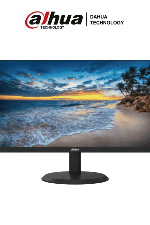 DAHUA DHI-LM22-H200 -Monitor de 22 Pulgadas Ultra Delgado/Housing Metalico/Full HD/ Angulo de Visualización 178 Grados/HDMI&VGA/ Diseño de Micro Bisel/ Especial para Videovigilancia 24/7/Resolución 1920×1080/ Certificaciones CE/FCC/ 