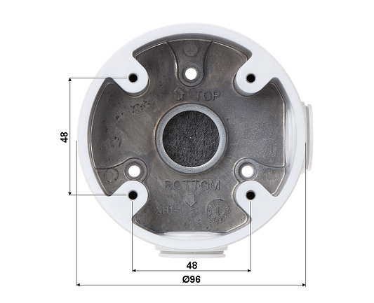 DAHUA PFA13A-E - Caja de conexiones para camaras domo DAHUA serie HDW1000 / 1100 / 1200 / 1220 / 1400 / 2231 / 2401M / HDW1100RVF / 1200 / 1220 / 1400