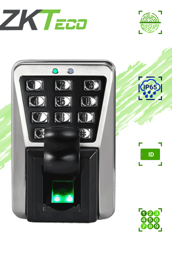 ZKTECO MA500 - Control de Acceso Profesional / 3,000 Huellas / 30,000 Tarjetas RFID / Conexión TCPIP / IP65