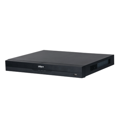 DAHUA NVR2216-16P-I2 - NVR de 8 Megapixeles /16 Canales IP/ WizSense/ 4k Con IA/ 16 Puertos PoE/ 2 Bahías de Discos Duros / 1 Ch de Reconocimiento Facial y FD/ 10 Bases de Datos de Rostros/ H.265+/ SMD Plus/ Soporta Camaras con IA/