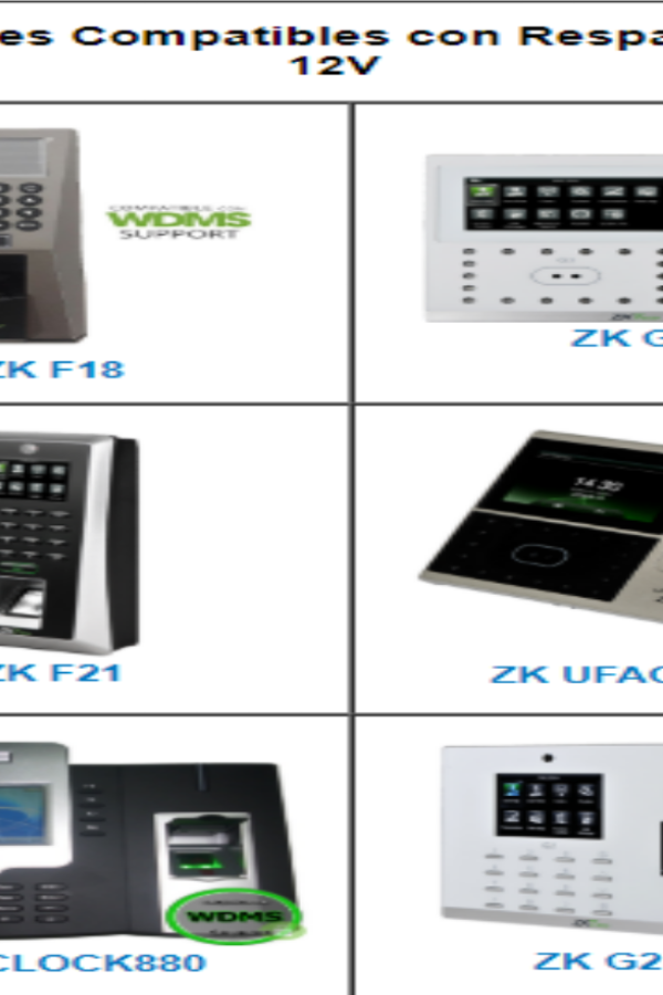 ZKTECO UPS12V - Respaldo de 12V para Control de Asistencia 1900mAh / Compatible con Equipos ZKTECO/ Duración de hasta 2 horas en uso