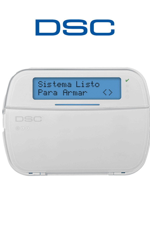 DSC HS2LCDN - Teclado Cableado LCD Alfanumérico de 32 caracteres admite 128 zonas compatible con NEO