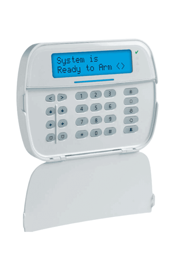 DSC HS2LCDN - Teclado Cableado LCD Alfanumérico de 32 caracteres admite 128 zonas compatible con NEO