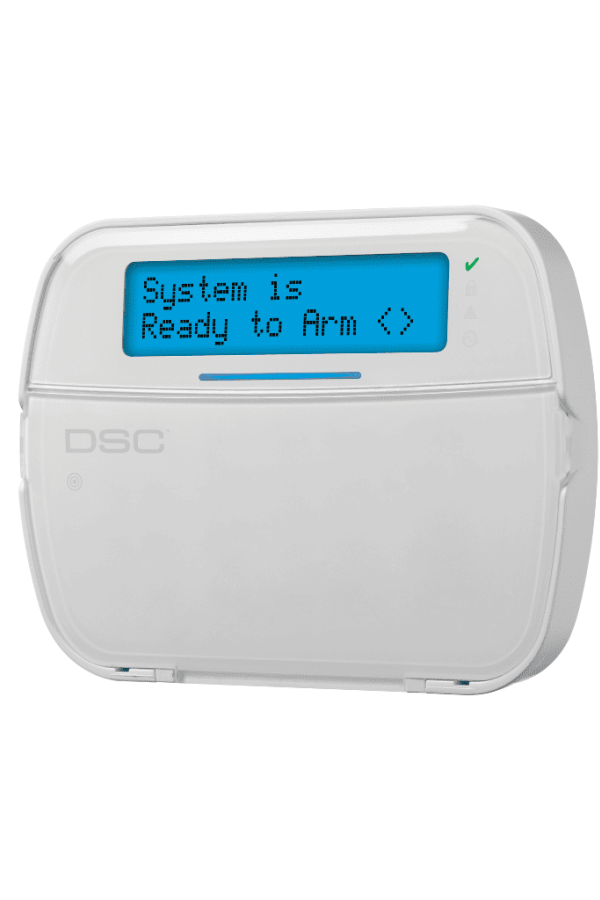 DSC HS2LCDRF9N - Teclado Cableado LCD Alfanumérico con Transceptor integrado de 32 caracteres admite 128 zonas compatible con NEO
