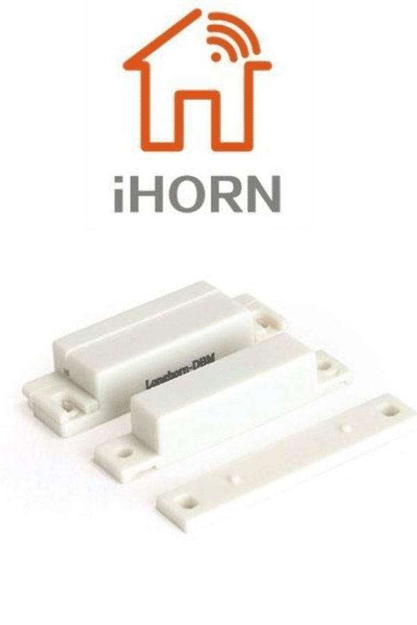 IHORN HO03 - Contacto Magnetico Alambrico / Compatible Con DSC / RISCO / IHORN / Salida NC