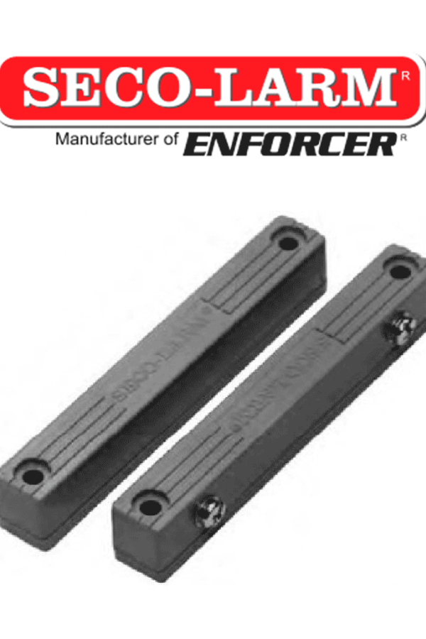 Seco-Larm SM216QGY - Contacto Magnetico Uso Rudo GRIS con terminales de tornillo Gap 2 3/4 (70mm) Compatible paneles DSC / RISCO / BOSCH