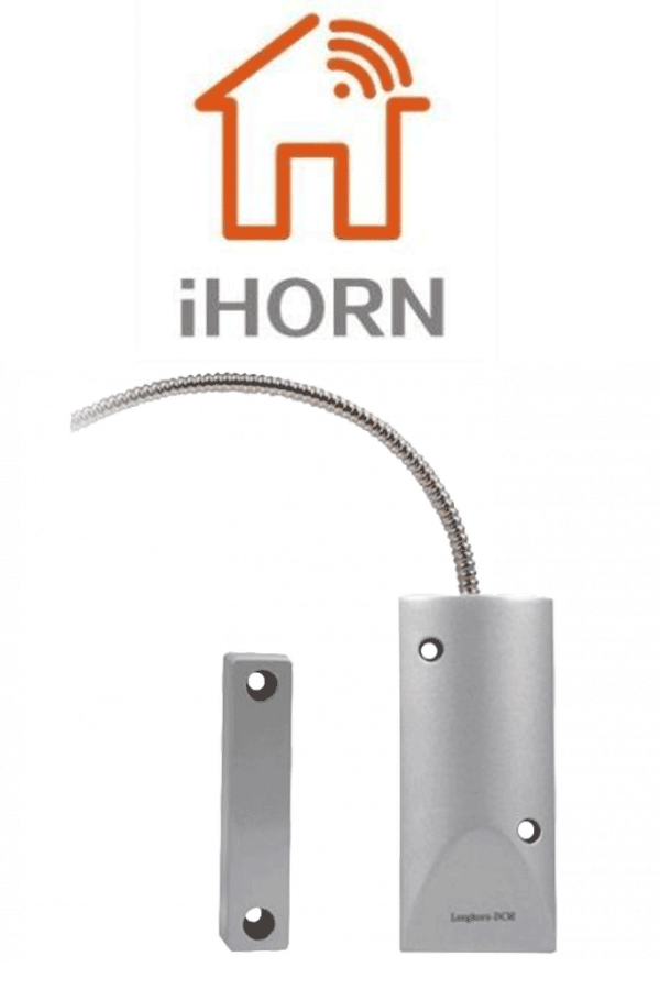 IHORN HO03I - Sensor Magnetico de Cortina Metalico /NC compatible con paneles IHORN / RISCO / DSC / BOSCH