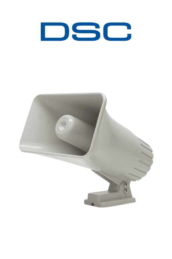 DSC SD30W - Sirena Cableada para Exterior (requiere gabinete modelo GMX-001 para montaje a exterior) 12 VCD 30W 2 tonos 120 dB