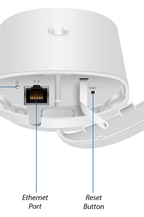 UBIQUITI NANOSTATION AC LOCO5AC- Radio con Antena Integrada AirMax AC 5.8GHz para uso en exteriores, con tecnología MIMO. Cuenta con una antena panel de 13dBi y una potencia de transmisión de 25dBm. No incluye adaptador PoE.