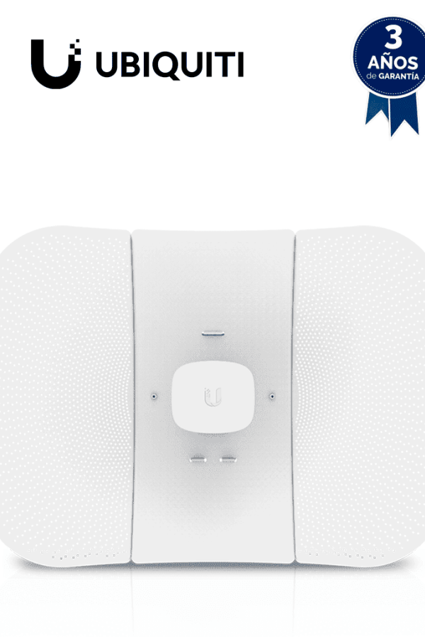 UBIQUITI LITEBEAM AC LBE-5AC-GEN2 - Radio con antena integrada Airmax AC GEN2 5.8GHz diseñada para uso en exteriores con una antena de 23 dBi y una potencia de transmisión de 25 dBm, ofrece un rendimiento de hasta 450 Mbp.